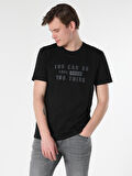 Siyah Erkek Tshirt K.kol