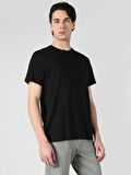 Siyah Erkek Tshirt K.kol