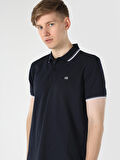 Lacivert Erkek Polo K.kol