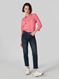 703 Carla Slim Fit Normal Bel Düz Paça Mavi Kadın Jean Pantolon Cl1063467