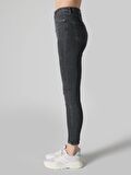 760 Diana Süper Slim Fit Yüksek Bel Dar Paça Gri Jean Kadın Pantolon Cl1063471