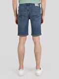 044 Karl Regular Fit Düşük Bel Jean Erkek Şort