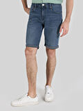 044 Karl Regular Fit Düşük Bel Jean Erkek Şort