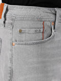 Regular Fit Gri Erkek Jean Şort