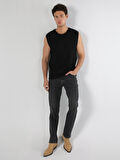 Regular Fit   Erkek Siyah Atlet