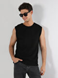 Regular Fit   Erkek Siyah Atlet