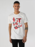 Beyaz Erkek Tshirt K.kol