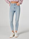 760 Diana Super Slim Fit Yüksek Bel Dar Paça Mavi Kadın Jean Pantolon Cl1064314