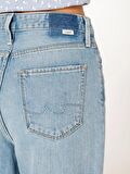 Regular Fit Yüksek Bel Geniş Paça Jean Kadın Pantolon Cl1064326