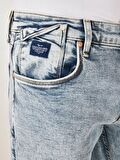 041 Danny Slim Fit Düşük Bel Düz Paça Mavi Erkek Jean Pantolon Cl1064361