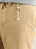 Chino Fit Orta Bel Camel Erkek Şort