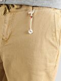 Chino Fit Orta Bel Camel Erkek Şort Cl1064429