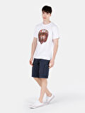 Beyaz Erkek Tshirt K.kol