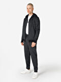 Slim Fit Kapüşonlu Antrasit Erkek Sweatshirt