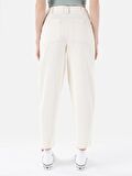Baggy Fit Yüksek Bel Düz Paça Baggy Fit Ekru Kadın Pantolon Cl1065014