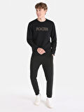 Siyah Erkek Sweatshirt