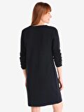 Dar Kesim Lacivert Kadın Elbise Cl1065136