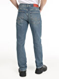 045 David Regular Fit Normal Bel Düz Paça Mavi Erkek Pantolon Cl1065325
