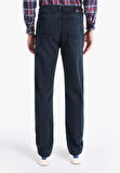 045 Davıd Regular Fit Orta Bel Düz Paça Erkek Koyu Mavi Jean Pantolon