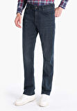 045 Davıd Regular Fit Orta Bel Düz Paça Erkek Koyu Mavi Jean Pantolon
