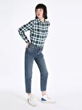 891 Maya Slim Fit Normal Bel Daralan Paça Mavi Kadın Pantolon Cl1065436