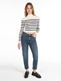 896 Maria Mom Fit Yüksek Bel Daralan Paça Kadın Jean Pantolon Cl1065444