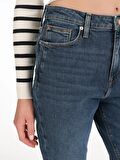896 Maria Mom Fit Yüksek Bel Daralan Paça Kadın Jean Pantolon Cl1065444