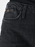 Rahat Kesim Normal Bel Siyah Kadın Jean Pantolon Cl1065453