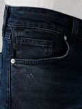 041 Danny Slim Fit Düşük Bel Dar Paça Koyu Mavi Erkek Jean Pantolon Cl1065538