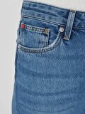 970 Berry Regular Fit Yüksek Bel Geniş Paça Lacivert Kadın Jean Pantolon Cl1065820
