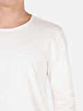 Beyaz Erkek Tshirt U.kol
