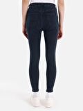 760 Diana Süper Slim Fit Yüksek Bel Dar Paça Koyu Mavi Kadın Pantolon Cl1066387