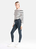 760 Diana Super Slim Fit Yüksek Bel Dar Paça Mavi Kadın Pantolon Cl1066389