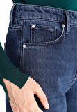 970 Berry Regular Fit Yüksel Bel Geniş Paça Kadın Denim Jean Pantolon