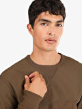 Regular Fit Yeşil Erkek Sweatshirt