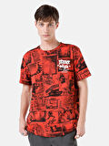 Regular Fit   Erkek Turuncu  Tişört Cl1066733