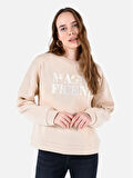 Bej Kadın Sweatshirt