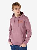 Normal Kesim Kapüşonlu Pembe Erkek Sweatshirt Cl1066869