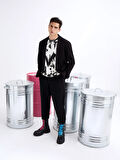 Slim Fit    Erkek Siyah Ceket