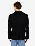 Slim Fit    Erkek Siyah Ceket