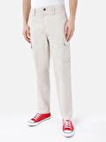 Normal Kesim Orta Bel Düz Paça Bej Erkek Pantolon Cl1066957