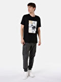 Siyah Erkek Tshirt K.kol