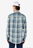 Regular Fit Shirt Neck Ekoseli Erkek Çok Renkli Uzun Kol Gömlek Cl1067021