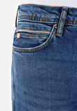 Straight Fit   Erkek Mavi Jean Pantolon