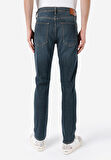044 Karl Straight Fit   Erkek Yeşil Jean Pantolon