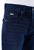 044 Karl Normal Kesim Düşük Bel Düz Paça Koyu Mavi Jean Erkek Pantolon Cl1067230