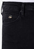Slim Fit Yüksel Bel Ispanyol Paça Kadın Denim Jean Pantolon