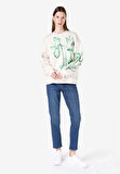Comfort Fit   Kadın Ekru Sweatshirt Cl1067257