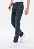 Normal Kesim Orta Bel Düz Paça 041 Danny Koyu Mavi Erkek Pantolon Cl1067275