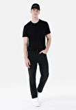 Rahat Regular Fit Normal Bel Düz Paça Siyah Erkek Pantolon Cl1067281